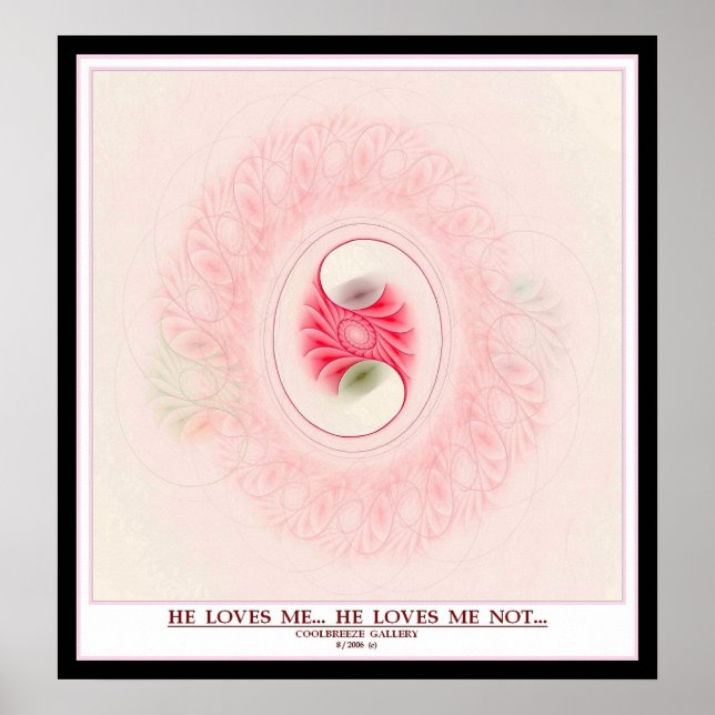 HE LOVES ME... HE LOVES ME NOT POSTER (Front)