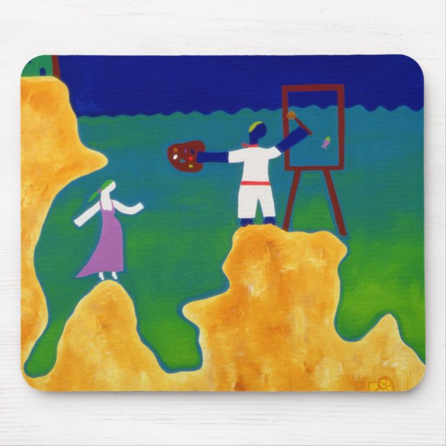 He Made Her Wait Some Time 2000 Mouse Pad (Front)