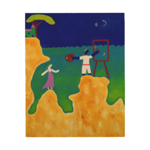 He Made Her Wait Some Time 2000 Wood Wall Decor