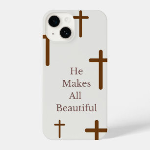 "He makes all beautiful" IPhone 14 phone case