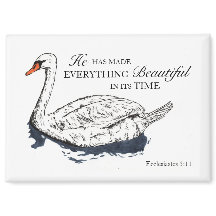 He Makes Everything Beautiful Bible Verse Magnet