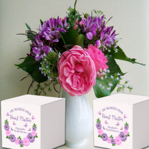 He Makes Her Heart Flutter Butterfly Bridal Shower Favor Boxes