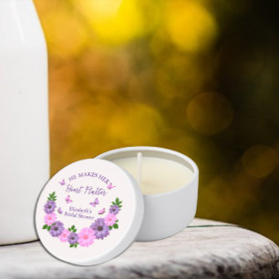 He Makes Her Heart Flutter Butterfly Bridal Shower Mini Candle Favors