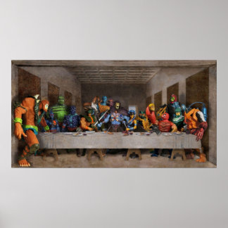 He-Man Villains Epic Last Supper Poster