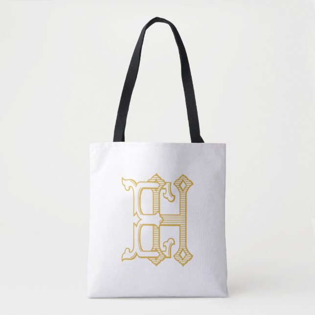 HE monogram or EH monogram tote bag (Front)