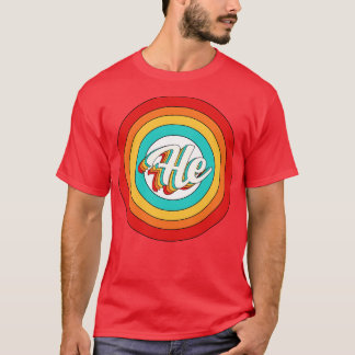 He Name Shirt Vintage He Circle