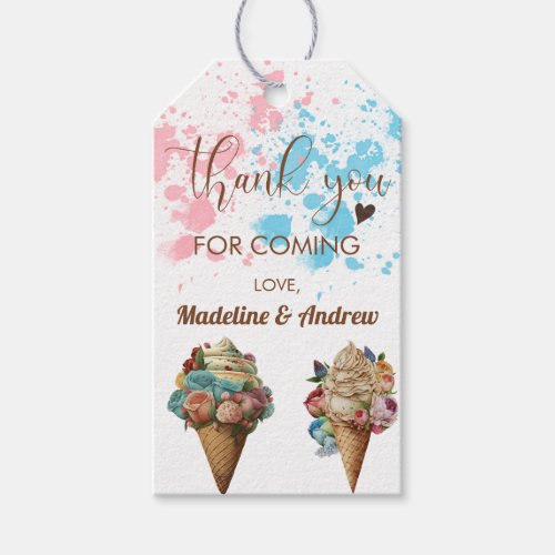 He Or She  Boy Or Girl  Thank You For Coming  Gift Tags