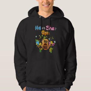He Or She Gpa To Bee Be Gender Reveal Baby Father Hoodie