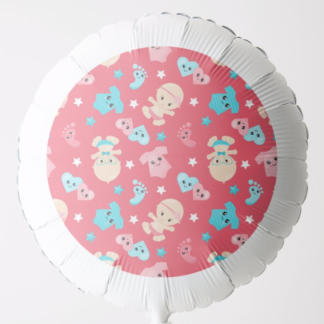 He or She  - Large Helium Balloon (Front)