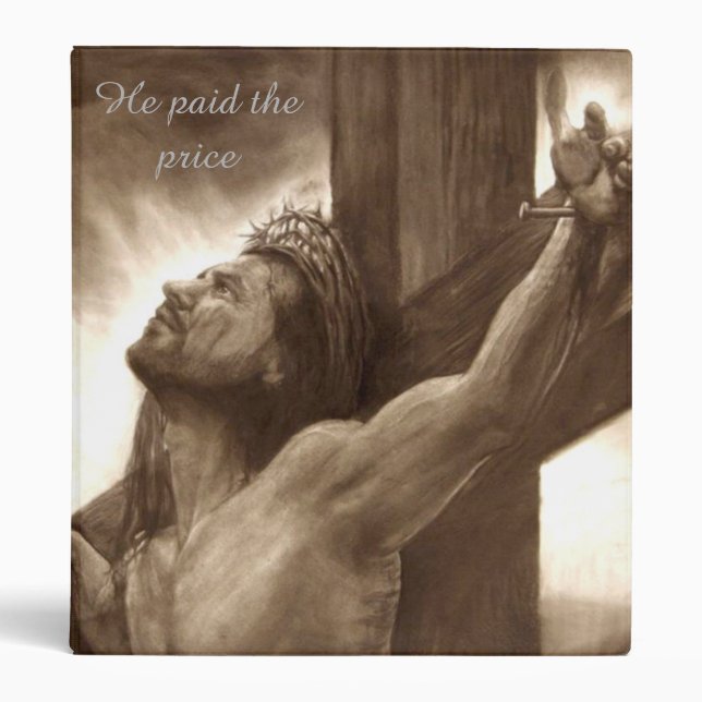 He paid the price Avery Signature 2" Binder (Front)