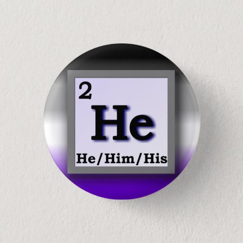 He _ Periodic Table personal gender pronoun Ace Button