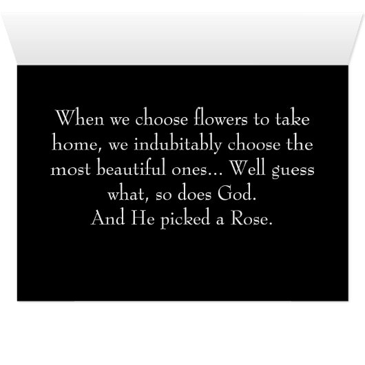 He Picked a Rose... (Inside Horizontal (Bottom))