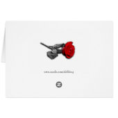He Picked a Rose... Cards (Back Horizontal)