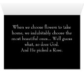 He Picked a Rose... Cards (Inside Horizontal (Bottom))