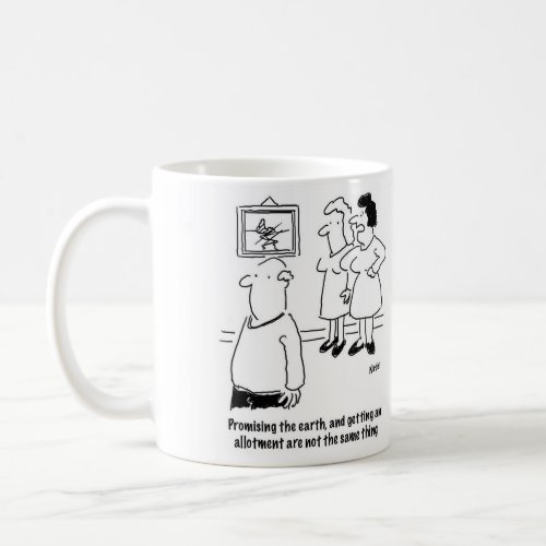 He promised the earth she got an allotment coffee mug