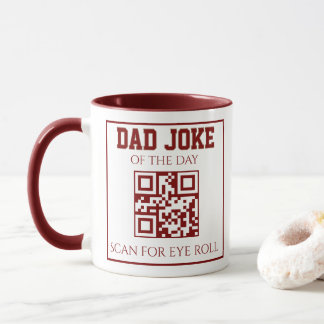 he QR Dad Joke RED-Trends 2026 Top Mug