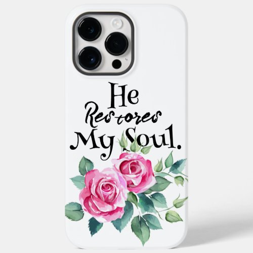 He Restores My Soul  Case_Mate iPhone 14 Pro Max Case