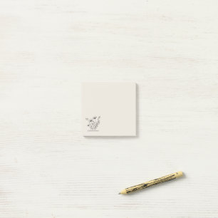 He Restores My Soul Minimalist Design Post-it Notes
