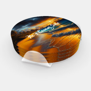 HE`S COMING SOON Christian Faith ocean Coaster Set