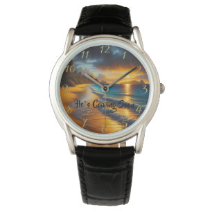 HE`S COMING SOON Christian Faith ocean Watch