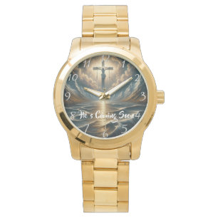 HE`S COMING SOON Jesus in the rippling water Watch