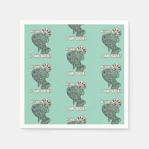 He Said... I Am Back! Funny Sports Meme Quote Napkins
