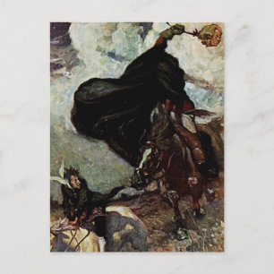 He Saw The Goblin Rising Postcard