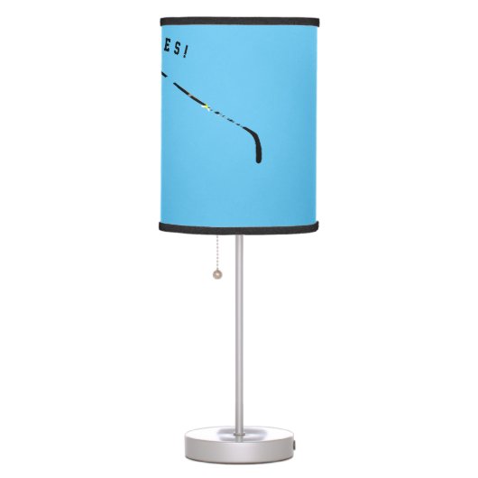 He Scores! - Ice Hockey Player Table Lamp (Right)