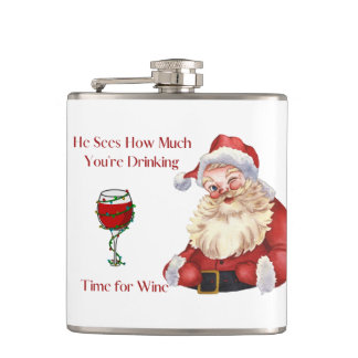 He Sees How Much You're Drinking on a Flask