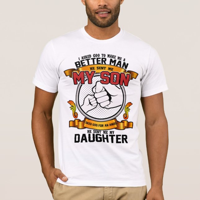 He sent me my son/daughter an Angel T-Shirt (Front)