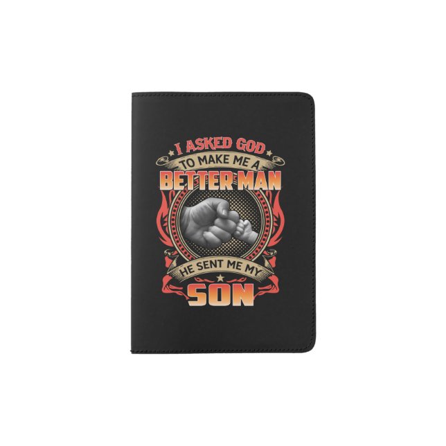 He sent me my son passport holder (Front)
