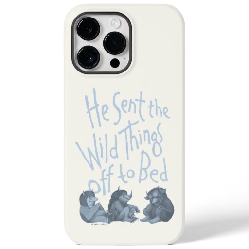 He Sent the Wild Things Off to Bed - Blue Case-Mate iPhone 14 Pro Max Case