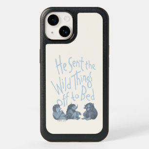 He Sent the Wild Things Off to Bed - Blue OtterBox iPhone 14 Case