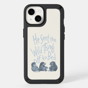 He Sent the Wild Things Off to Bed - Blue Speck iPhone 14 Case