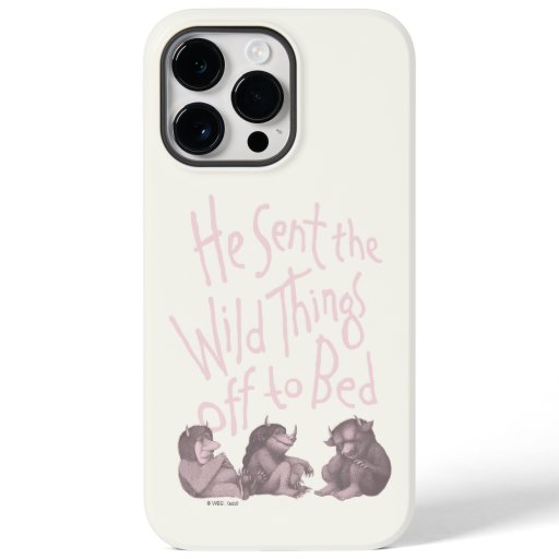 He Sent the Wild Things Off to Bed - Pink Case-Mate iPhone 14 Pro Max Case