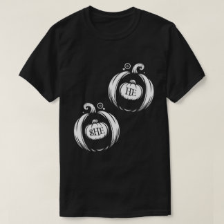 He She What Will Our Little Pumpkin Be Gender Reve T-Shirt