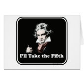 He takes the fifth! (Front Horizontal)