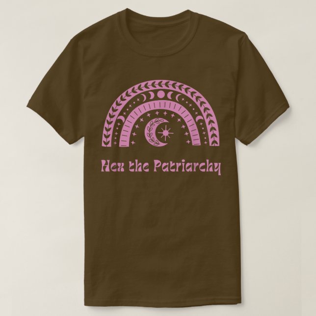 He The Patriarchy Witchcraft Feminism Pro Choice P T-Shirt (Design Front)