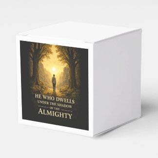 He Who Dwells Psalm 91 Christian Art - Pillow Favor Boxes