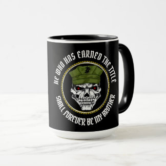 HE WHO HAS EARNED THE TITLE MUG
