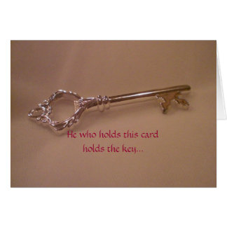 He who holds this card, holds the key... cards