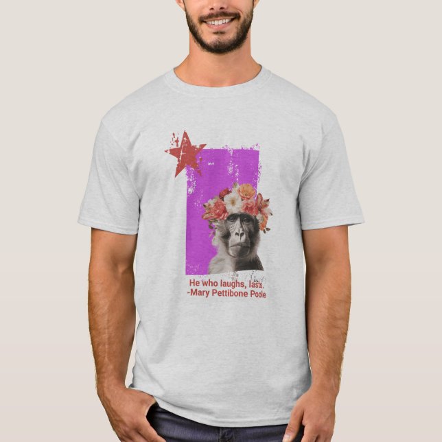"He Who Laughs..." Men's  T-Shirt (Front)