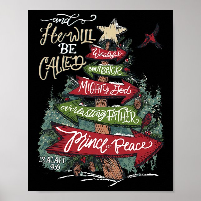 He Will Be Called Wonderful Counselor Mighty God I Poster (Front)