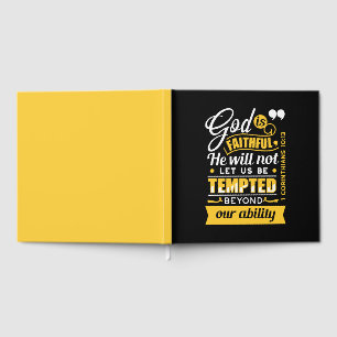 He Will Not Let You Be Tempted – Bible Verse Guest Book