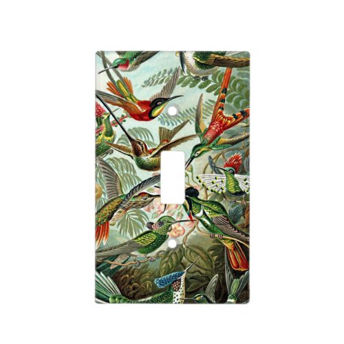 Heackel Nature Art Bird Design Hummingbirds Light Switch Cover