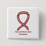 Head and Neck Awareness Ribbon Pin Buttons