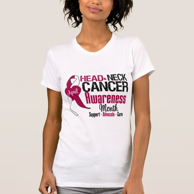 Head and Neck Cancer Awareness Month T-Shirt (Front)
