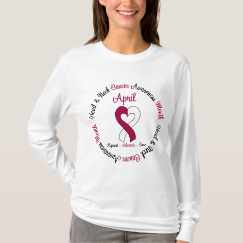 Head and Neck Cancer Awareness Month T_Shirt