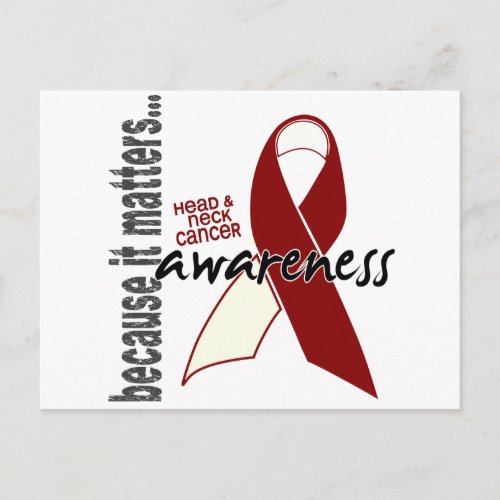 Head and Neck Cancer Awareness Postcard