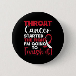 Head And Neck Cancer Awareness Stemi Apparel Throa Button